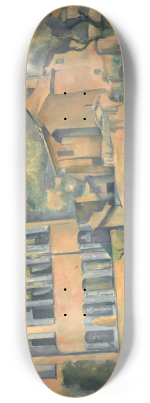 Paul Czanne - House in Aix 8.25 inch art skate deck