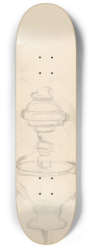 Paul Czanne - Kerosene Lamp 8.25 inch art skate deck