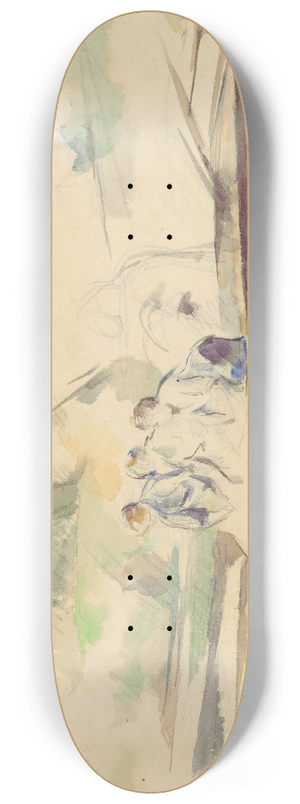 Paul Czanne - Laveuses 8.25 inch art skate deck
