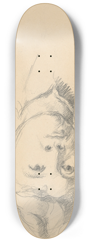 Paul Czanne - Madame Czanne 8.25 inch art skate deck