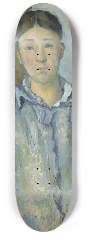 Paul Czanne - Madame Czanne in Blue 8.25 inch art skate deck