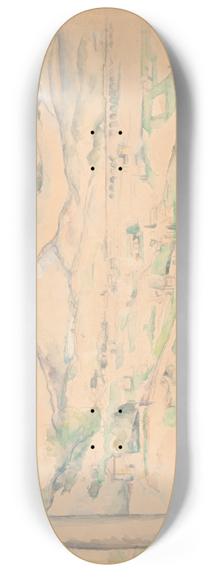 Paul Czanne - Montagne Saint-Victoire (The Arc Valley) 8.25 inch art skate deck