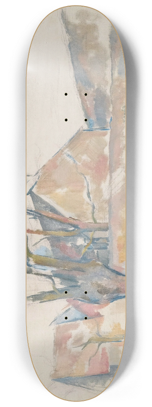 Paul Czanne - Paysage Dhiver 8.25 inch art skate deck