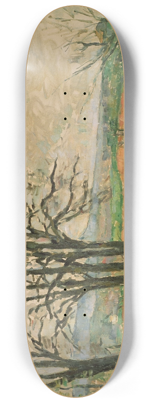 Paul Czanne - The Bare Trees at Jas de Bouffan 8.25 inch art skate deck