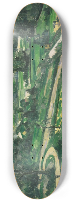 Paul Czanne - The Tree by the Bend 8.25 inch art skate deck