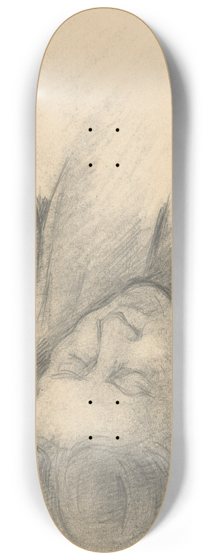 Paul Czanne - Woman Leaning Forward 8.25 inch art skate deck