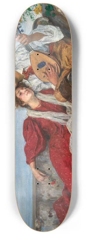 Johann Victor Krmer - A Serenade at Sunset 8.25 inch art skate deck Johann Victor Krmer - A Serenade at Sunset 8.25 inch art skate deck