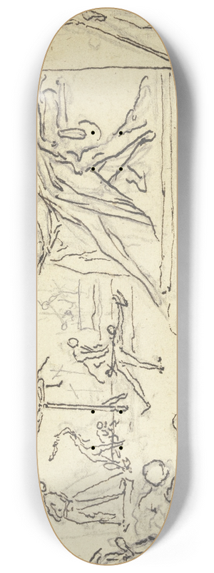 Paul Egell - Die Grausamkeiten des Tiberius 8.25 inch art skate deck