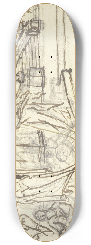 Paul Egell - Kleidung der rmischen Frauen 8.25 inch art skate deck