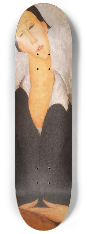 Amedeo Modigliani - Portrait Of A Polish Woman 8.25 inch art skate deck