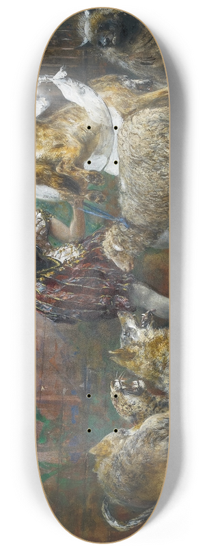 Paul Friedrich Meyerheim - Die Dompteuse 8.25 inch art skate deck