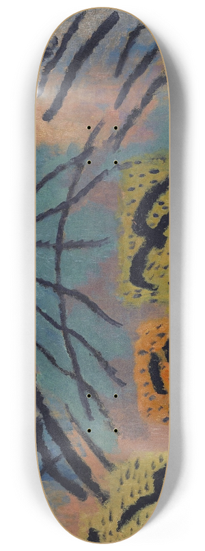 Johann Walter-Kurau - Mountain near Metzinger 8.25 inch art skate deck