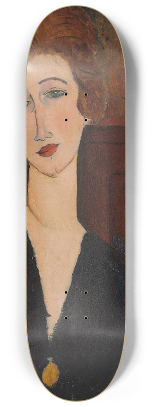 Amedeo Modigliani - Portrait of a Woman 8.25 inch art skate deck