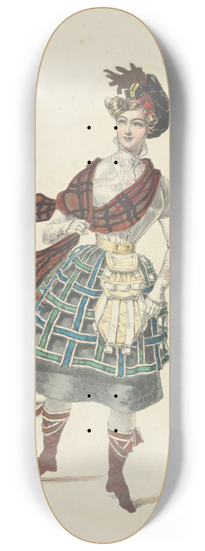 Paul Gavarni - Costume prints 8.25 inch art skate deck