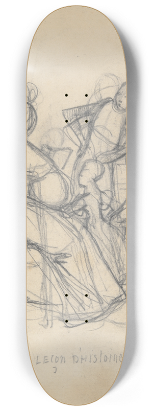Paul Gavarni - La LecondHistoire 8.25 inch art skate deck