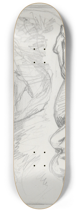 Paul Gavarni - The Penitent Magdalene 8.25 inch art skate deck