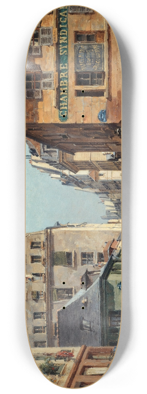 Paul-Joseph-Victor Dargaud - La Rue Saint-Paul 8.25 inch art skate deck