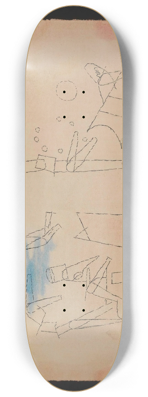 Paul Klee - Acrobats 8.25 inch art skate deck