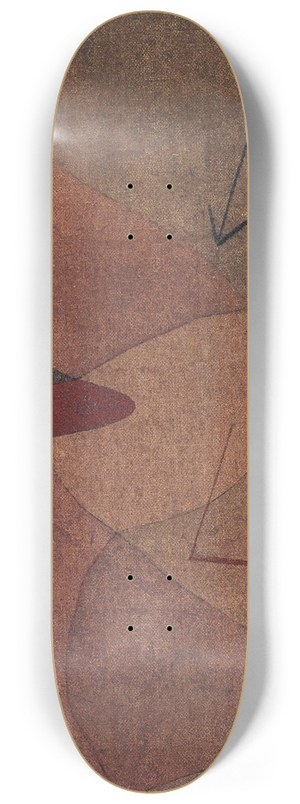 Paul Klee - Aviatic Evolution 8.25 inch art skate deck
