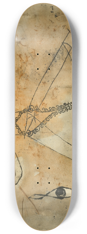 Paul Klee - Classical Grotesque 8.25 inch art skate deck