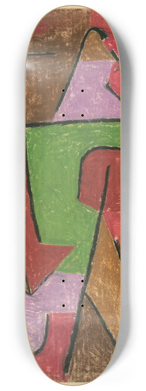 Paul Klee - Indianisch 8.25 inch art skate deck