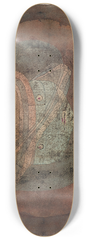 Paul Klee - Movement around a Child 8.25 inch art skate deck