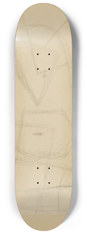 Paul Klee - Robuster Narr (Robust Fool) 8.25 inch art skate deck