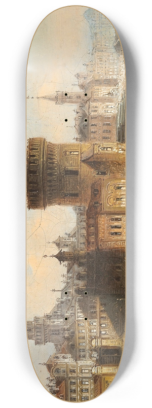 Johann Wilhelm Jankowsky - Le Havre, Seine, Frankreich 8.25 inch art skate deck