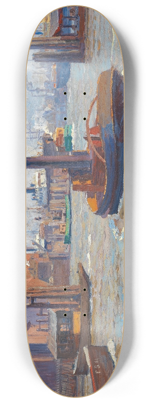 Paul Kutscha - Hamburger Hafen 8.25 inch art skate deck
