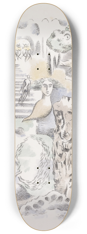 Paul Nash - Ghosts 8.25 inch art skate deck