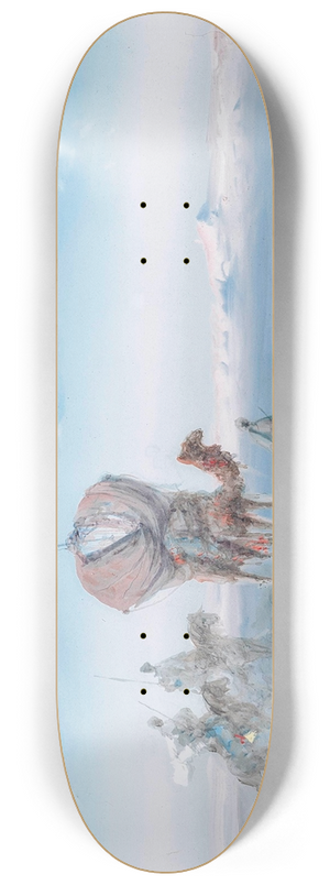 Paul Pascal - A caravan in the desert 8.25 inch art skate deck