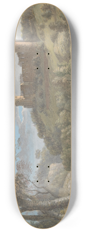 Paul Sandby - Bothwell Castle, from the South 8.25 inch art skate deck