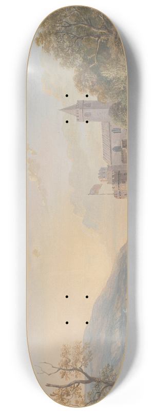 Paul Sandby - Dartmouth Castle 8.25 inch art skate deck