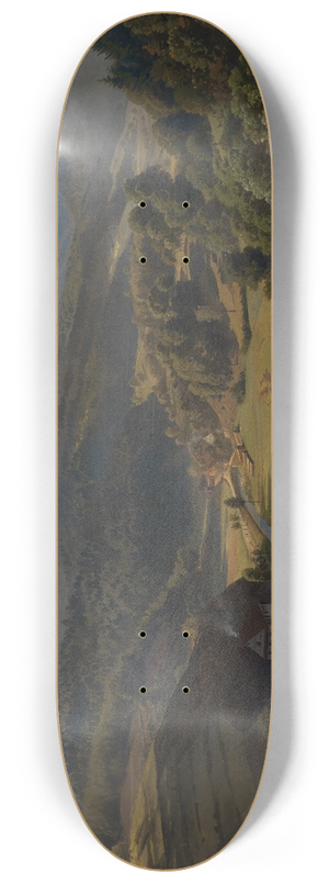 Johann Wilhelm Schirmer - Das Geroldsauertal bei Baden-Baden 8.25 inch art skate deck