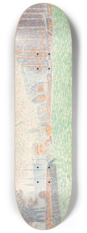 Paul Signac - At Flushing (A Flessingue) 8.25 inch art skate deck