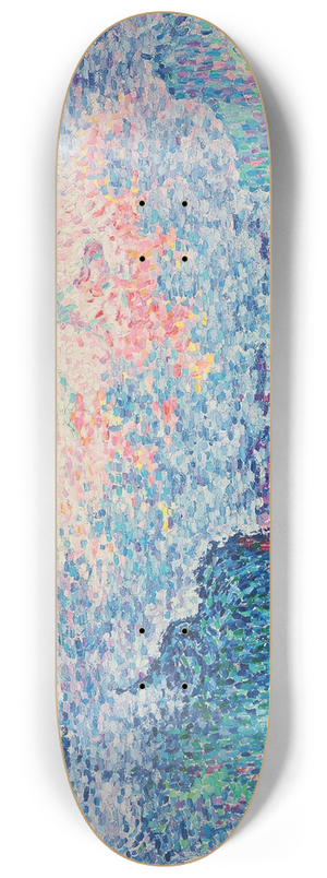 Paul Signac - Les Diablerets (LOldenhorn et le Bcabesson) 8.25 inch art skate deck