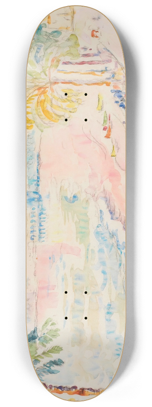 Paul Signac - Nice, La Promenade Des Anglais 8.25 inch art skate deck