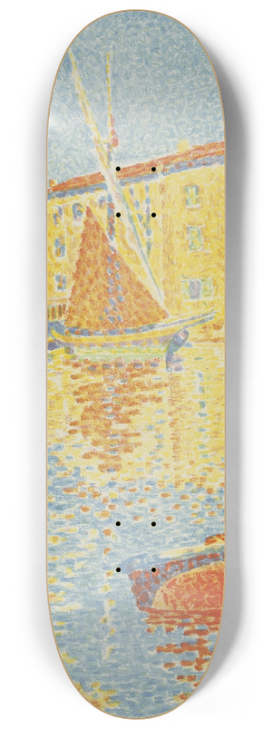 Paul Signac - The Buoy (La boue) 8.25 inch art skate deck