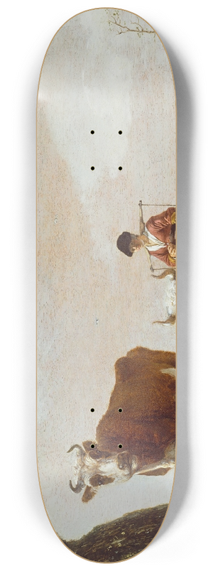 Paulus Potter - The Milkmaid 8.25 inch art skate deck