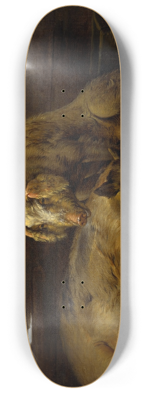 Paulus Potter - Two Pigs in a Sty 8.25 inch art skate deck