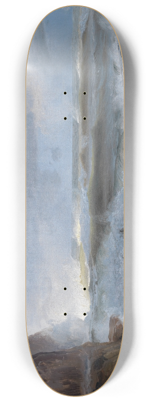 Johann Wilhelm Schirmer - Meeresstudie bei Etretat (mit Felskste zur Linken) 8.25 inch art skate deck