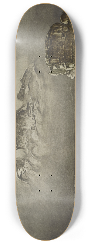 Peder Balke - Coastal Landscape 8.25 inch art skate deck