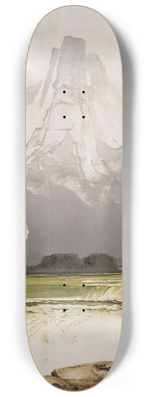 Peder Balke - Stetind med bjerk 8.25 inch art skate deck
