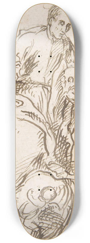 Pedro Duque y Cornejo - Saint Francis Borja 8.25 inch art skate deck