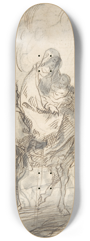Pedro Duque y Cornejo - The Flight into Egypt 8.25 inch art skate deck
