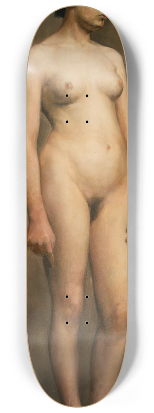 Pekka Halonen - Nude Female Model 8.25 inch art skate deck