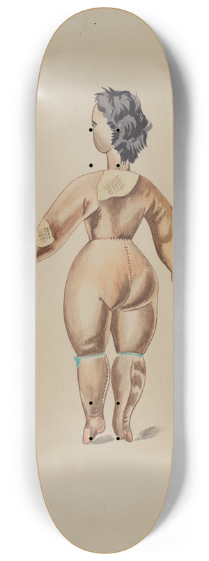 Percival Jenner - Primitive Doll 8.25 inch art skate deck