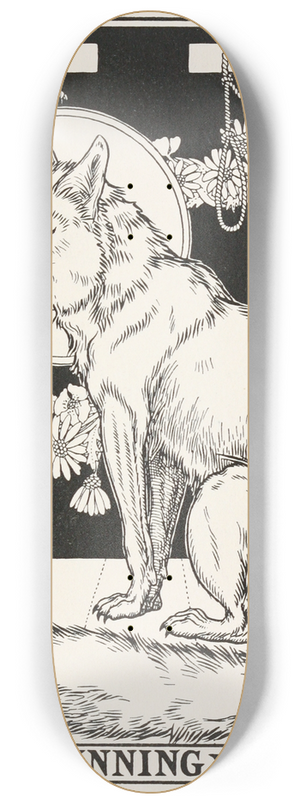 Percy J. Billinghurst - The Cunning Fox 8.25 inch art skate deck