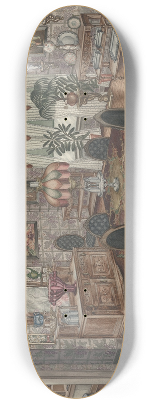 Perkins Harnly - Dining Room 8.25 inch art skate deck