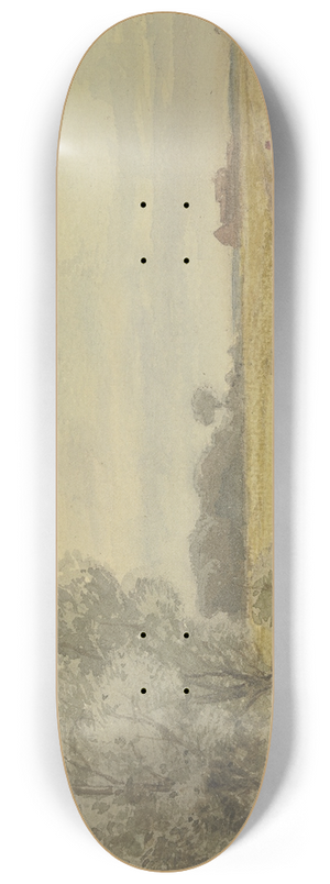 Peter Burnitz - Cornfield in the summer 8.25 inch art skate deck